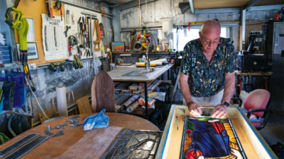 Peter Robertson, stained glass artisan